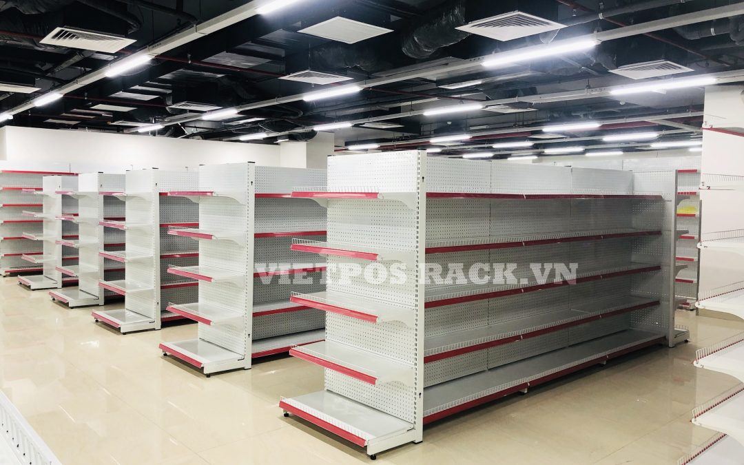VietPos Rack phân phối và lắp đặt kệ siêu thị tôn lỗ
