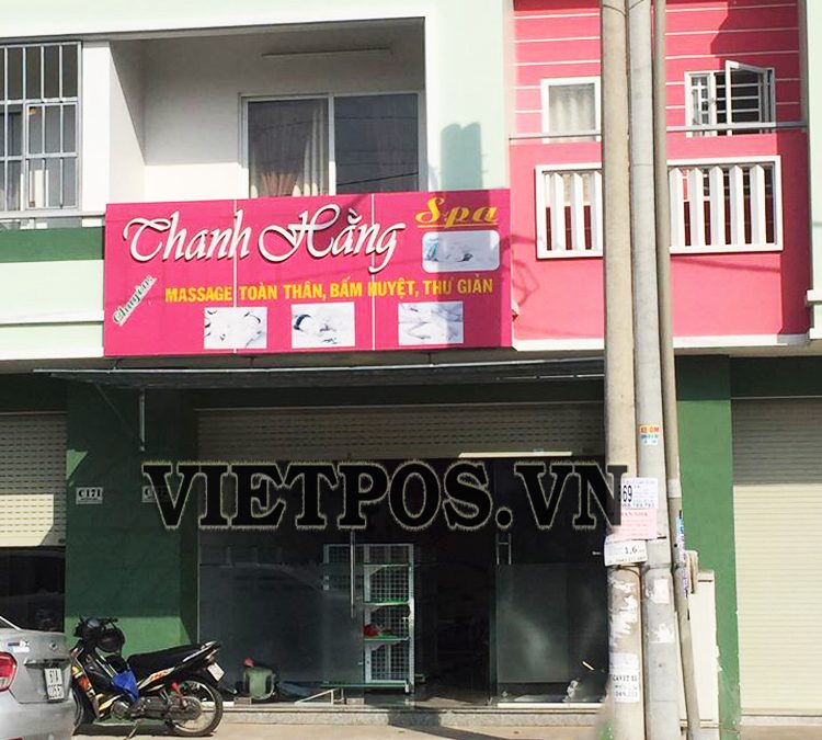 Sản phẩm kệ siêu thị lắp đặt cho Spa Thanh Hằng-Đồng Nai